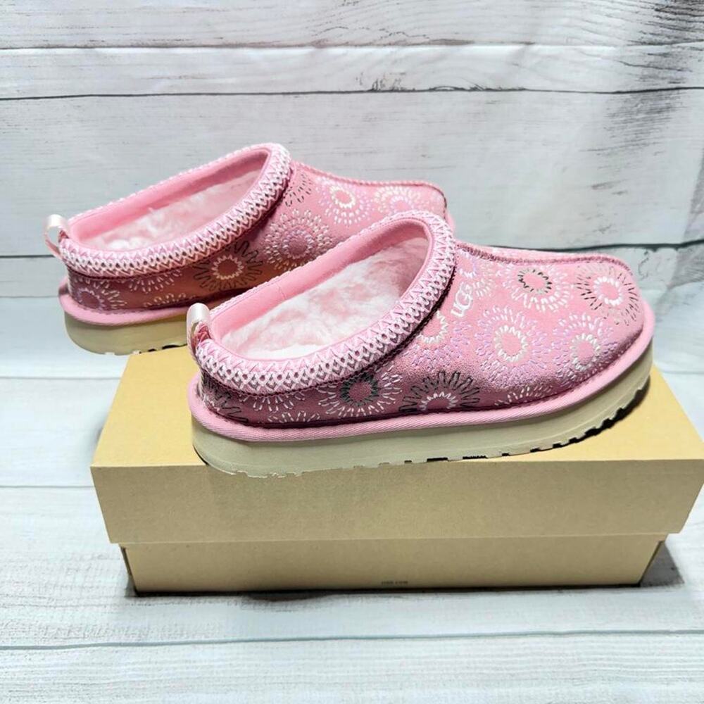 Pink ugg k tazz sun stitch US5